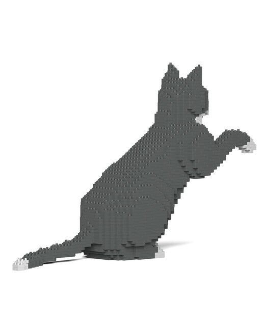 Blocos de Construção Jekca Grey Tuxedo Cat 03S 4