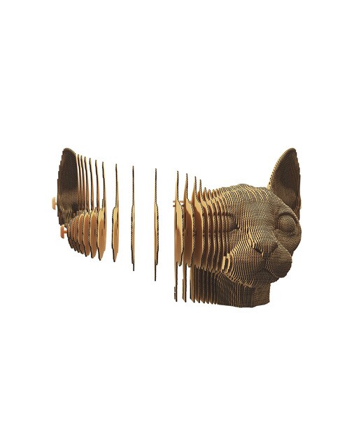 Maquetes de Cartão Cartonic Sphynx Cat 3