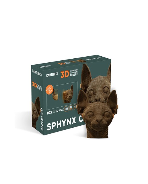 Maquetes de Cartão Cartonic Sphynx Cat 4