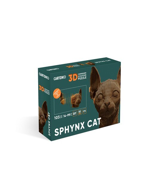 Maquetes de Cartão Cartonic Sphynx Cat 5
