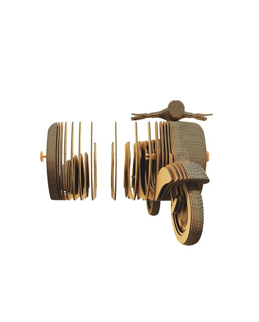 Maquetes de Cartão Cartonic Scooter 3