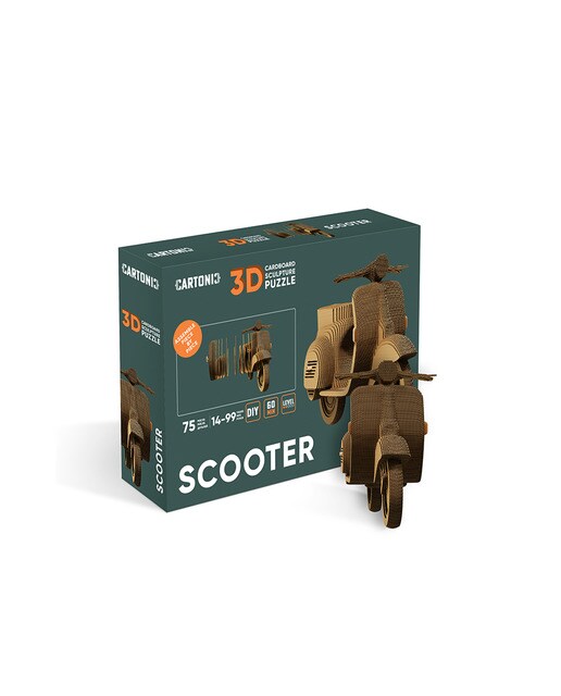 Maquetes de Cartão Cartonic Scooter 4