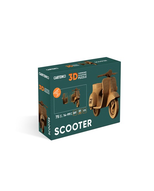 Maquetes de Cartão Cartonic Scooter 5