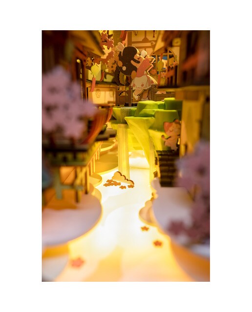Maquete de Base para Livros Rolife Falling  Sakura 8