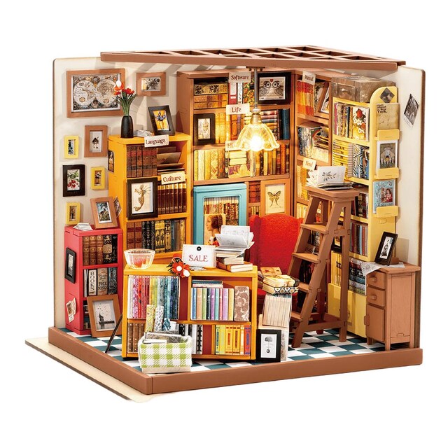 Maqueta de casa en miniatura Rolife Sam`s Study Room