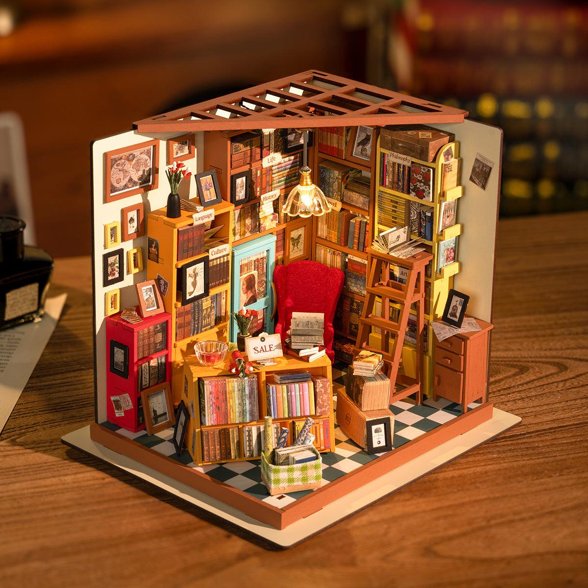 Modelo de Casa Miniatura Rolife Sala de Estudo 5