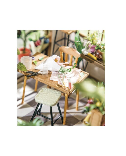 Maquete de Casa em Miniatura Rolife Emily's Flower Shop 3