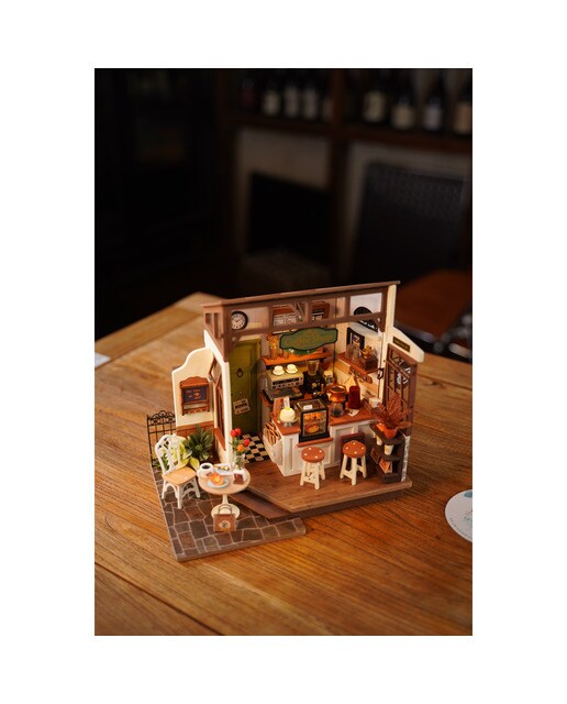Modelo de casa em miniatura Rolife NO.17 Café 3