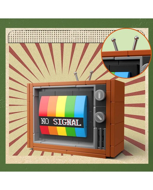 Blocos de construção Madnesstoys cor Television 2
