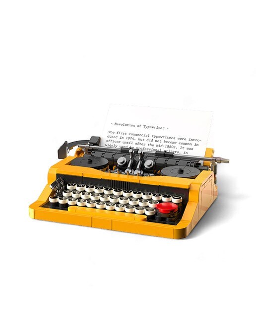 Bloques de construcción Madnesstoys Typewriter