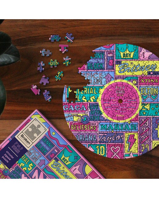 Puzzle de Suck UK circular pop 3