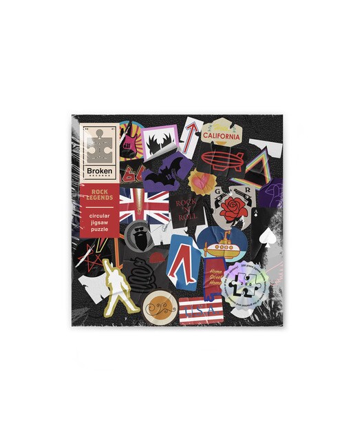 Puzzle de Suck UK circular rock 3