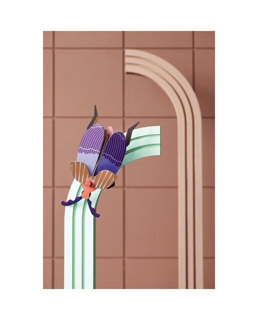 Mural em 3D Studio roof queen beetle 2