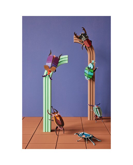 Mural em 3D Studio roof queen beetle 3
