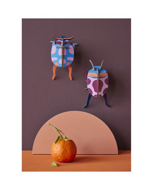 Mural em 3D Studio roof joaninhas couple 2