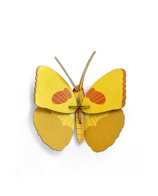 Imagem 0 de Mural em 3D Studio roof borboleta amarela