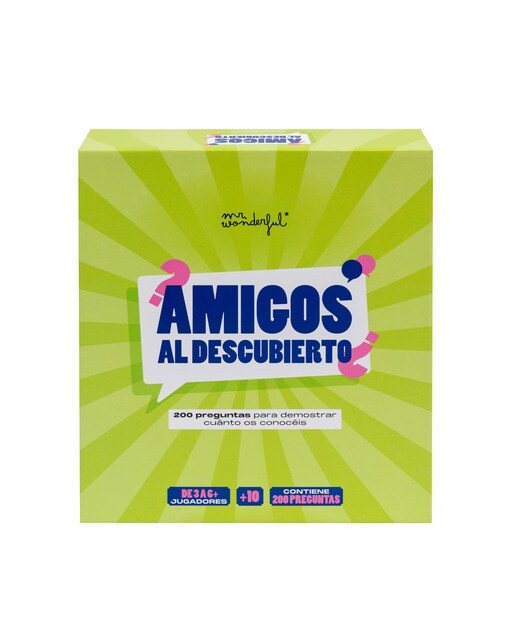 Juego de cartas Mr Wonderful: Amigos al descubierto 1