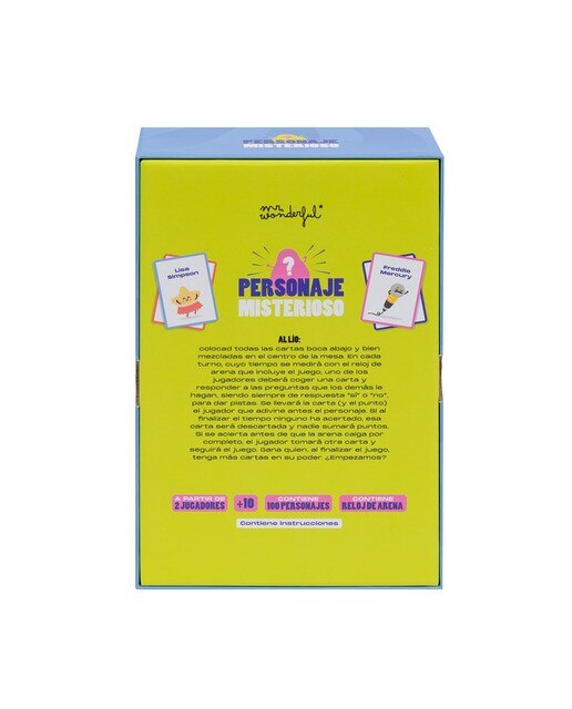 Juego de cartas Mr Wonderful: Personaje misterioso 2