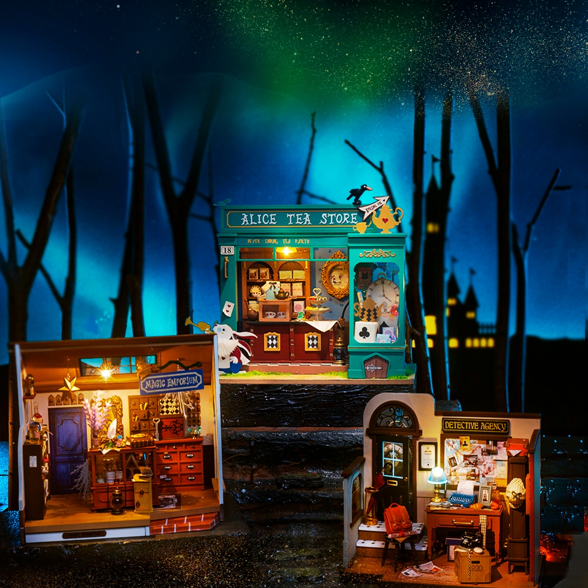 Maqueta de casa em miniatura Rolife Kiki'S Magic Emporium 7