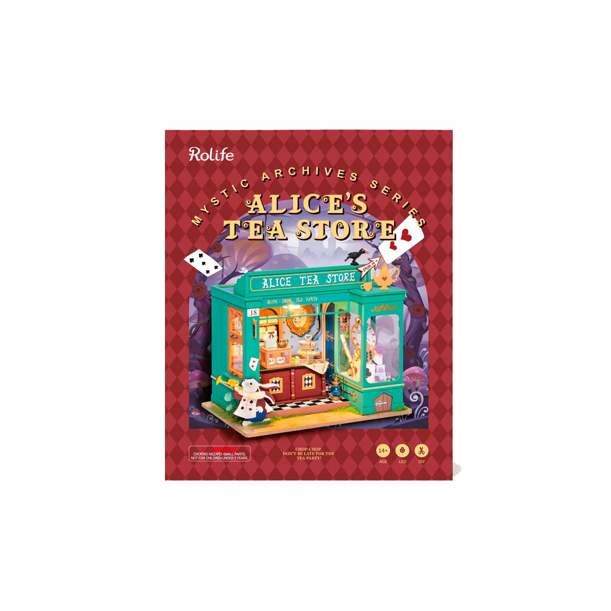 Maqueta de casa em miniatura Rolife Alice'S Tea Store 3