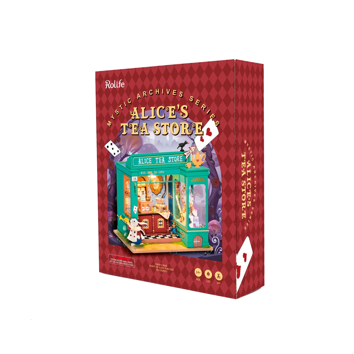 Maqueta de casa em miniatura Rolife Alice'S Tea Store 4