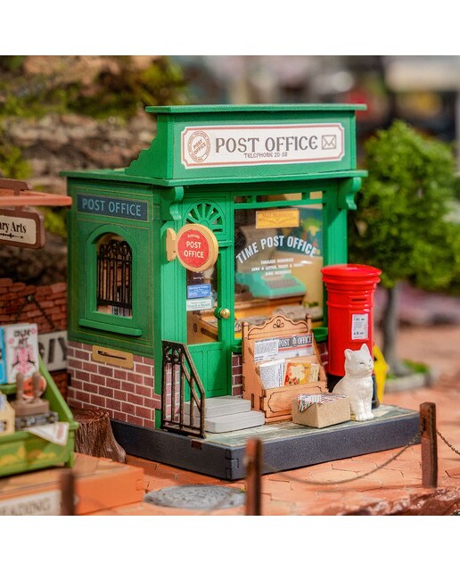 Maqueta de casa em miniatura Rolife Century Post Office 2