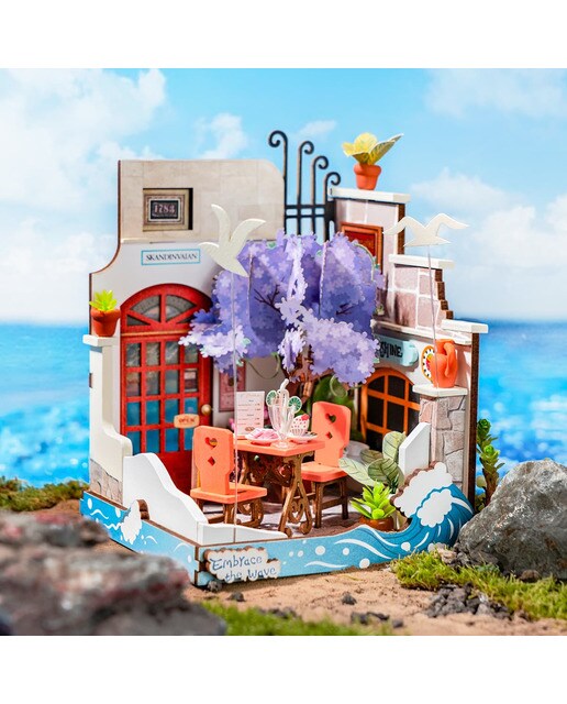 Maqueta de casa em miniatura Rolife Sea Holiday Restaurant 2