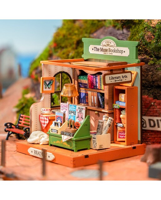 Maqueta de casa em miniatura Rolife The Muse Bookshop 2