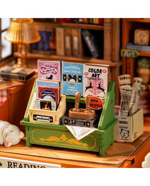 Maqueta de casa em miniatura Rolife The Muse Bookshop 5