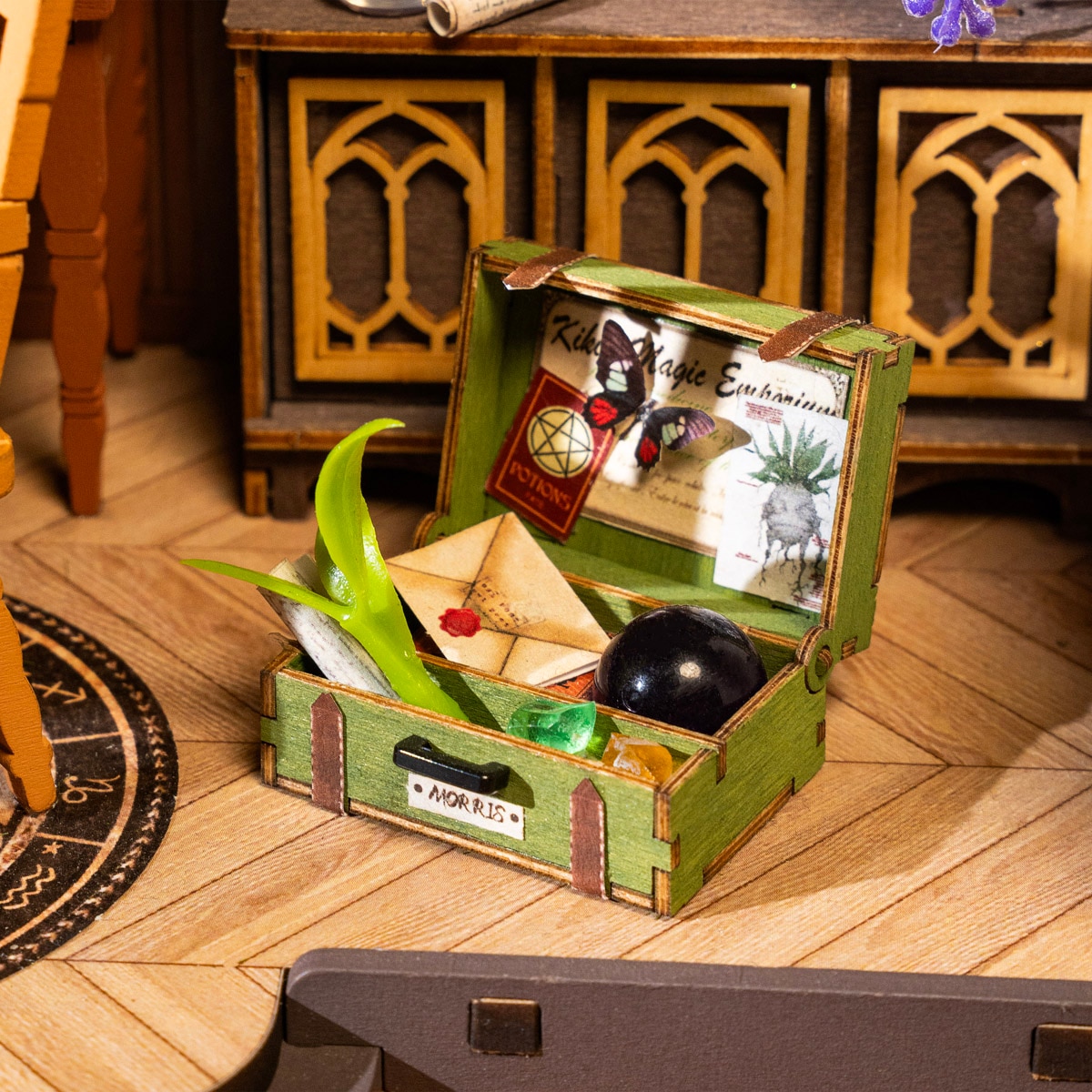 Maqueta de casa em miniatura Rolife The Magic Study 11