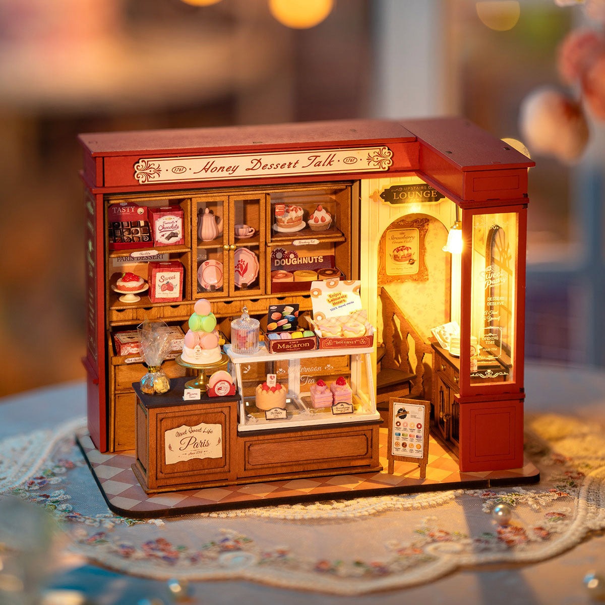 Maqueta de casa em miniatura Rolife Honey Dessert Talk 3