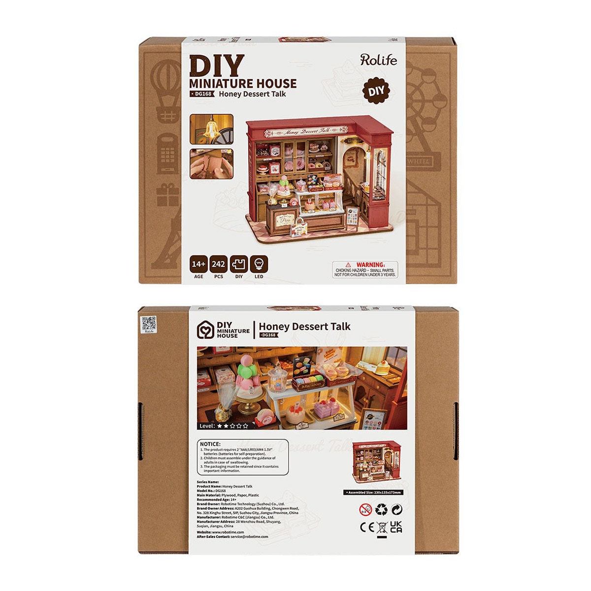 Maqueta de casa em miniatura Rolife Honey Dessert Talk 5