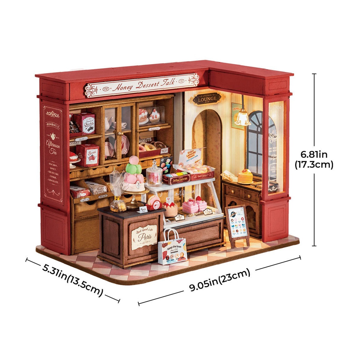Maqueta de casa em miniatura Rolife Honey Dessert Talk 6