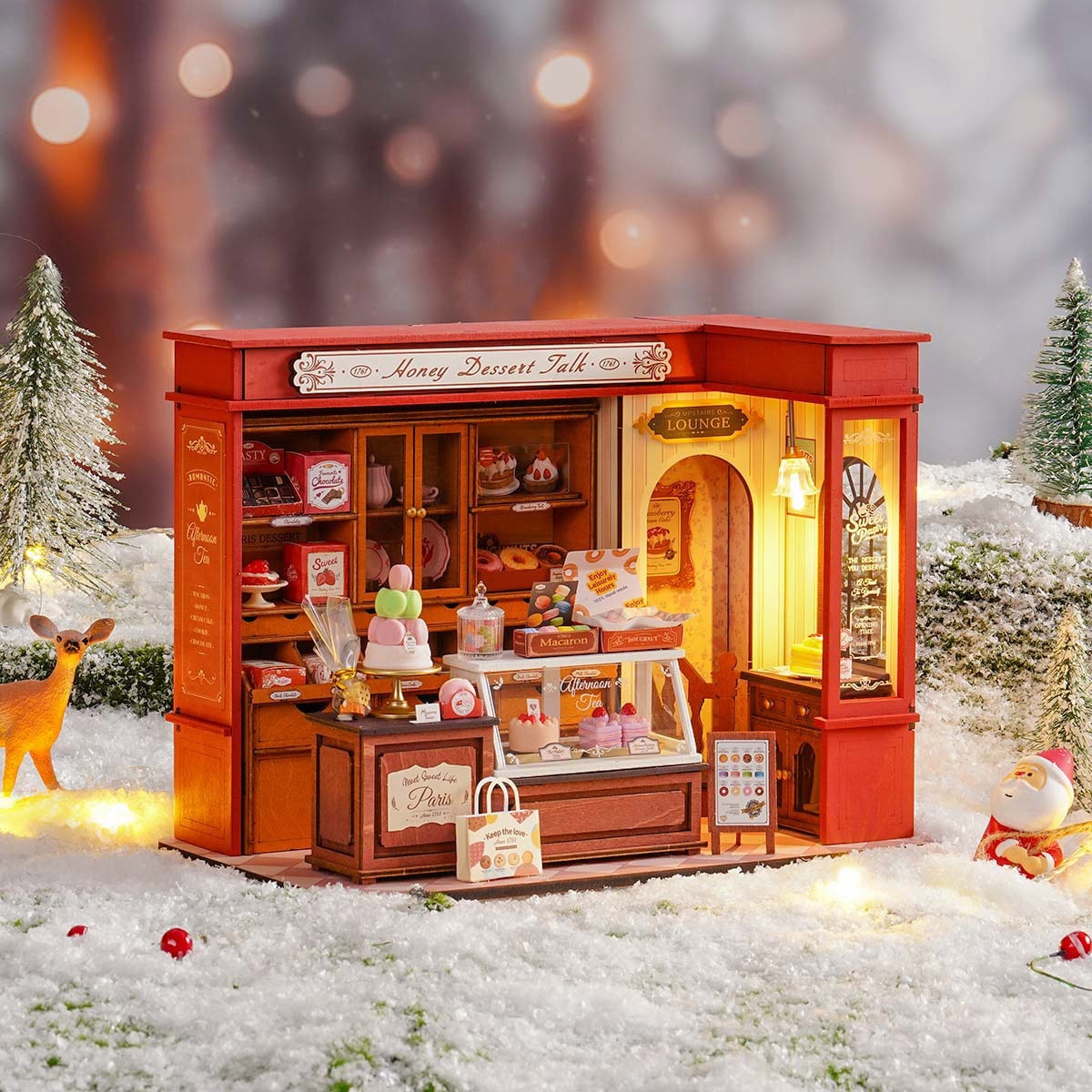 Maqueta de casa em miniatura Rolife Honey Dessert Talk 7