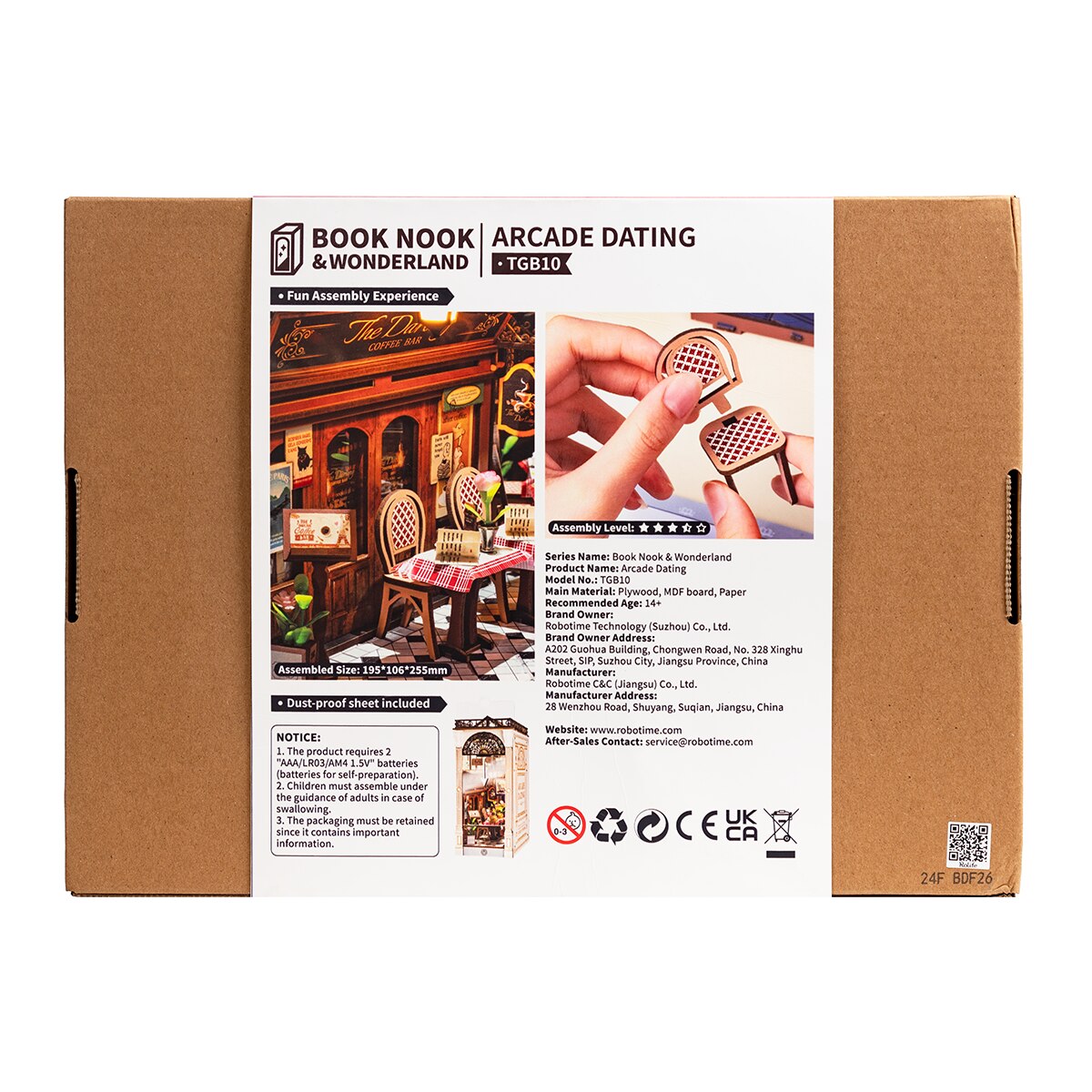 Maqueta de sujetalibros Rolife Arcade Dating 21