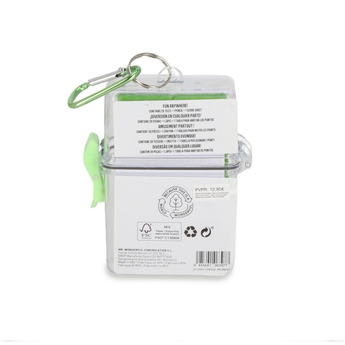 Juego de mesa reversible Mr Wonderful: Parchís + juego de la oca 2