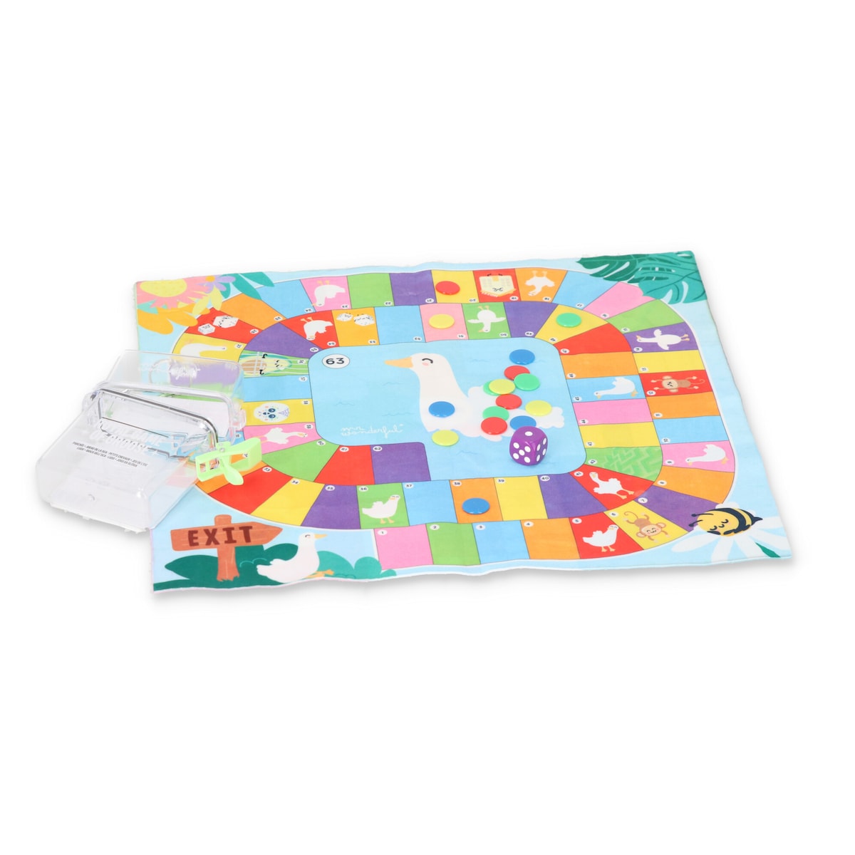 Juego de mesa reversible Mr Wonderful: Parchís + juego de la oca 3