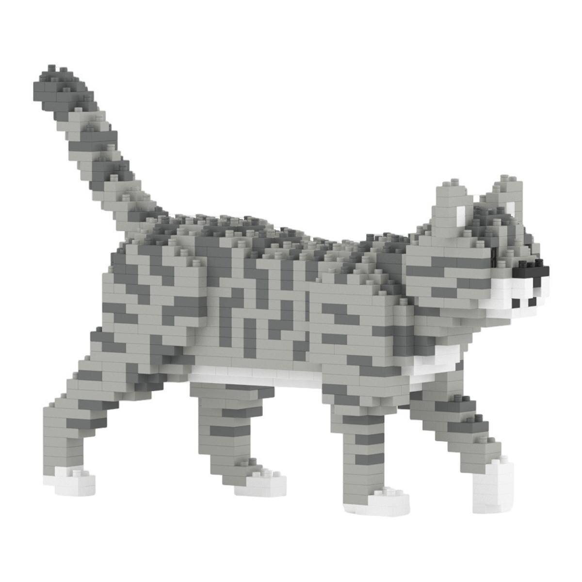 Imagen 0 de Bloques de construcción Jekca Grey Tabby Cat Mini 01S
