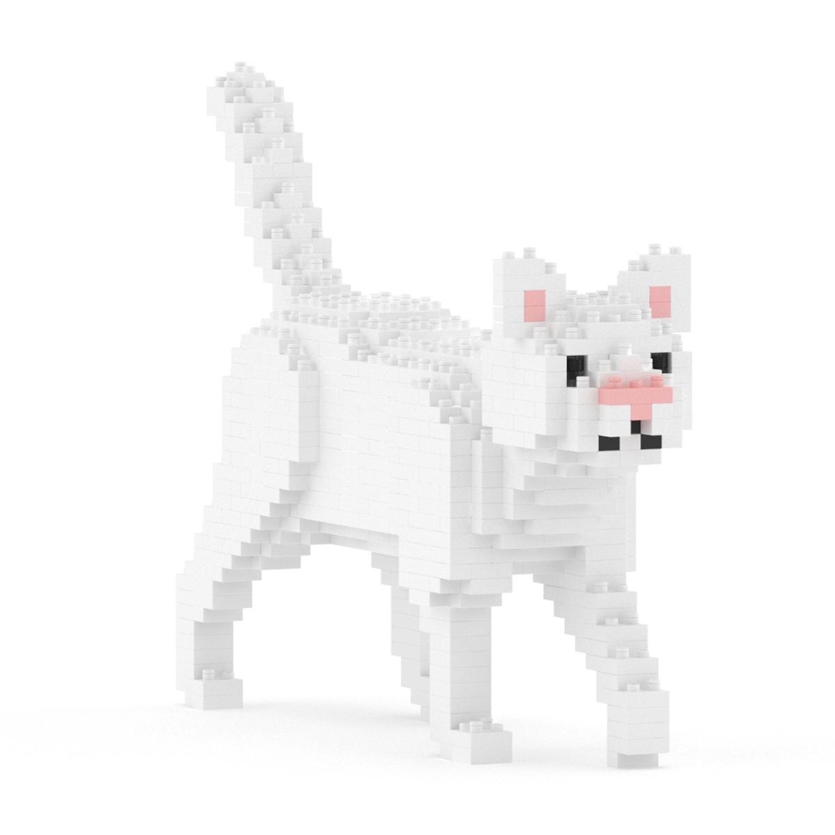 Blocos de construção Jekca White Cat Mini 01S 2