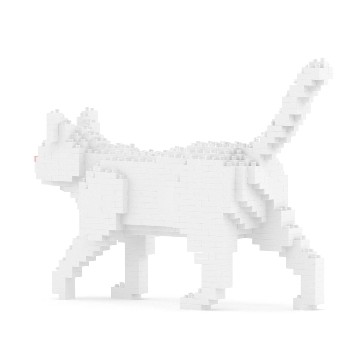 Blocos de construção Jekca White Cat Mini 01S 3