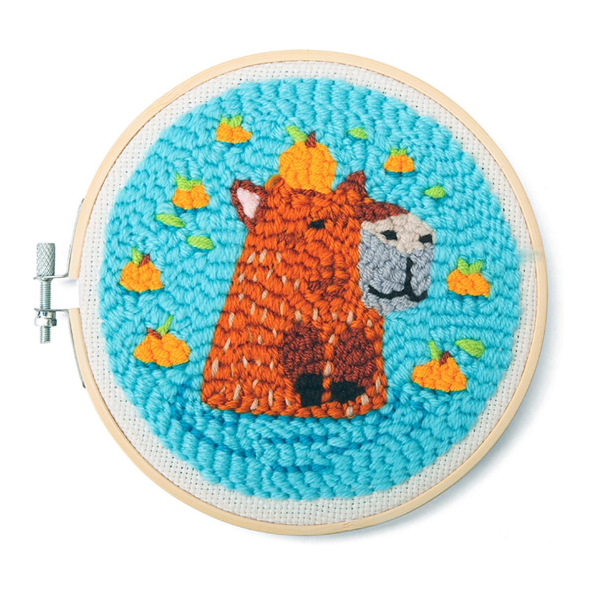 Kit de agulha de perfuração com desenho de capivara  Kikkerland 1