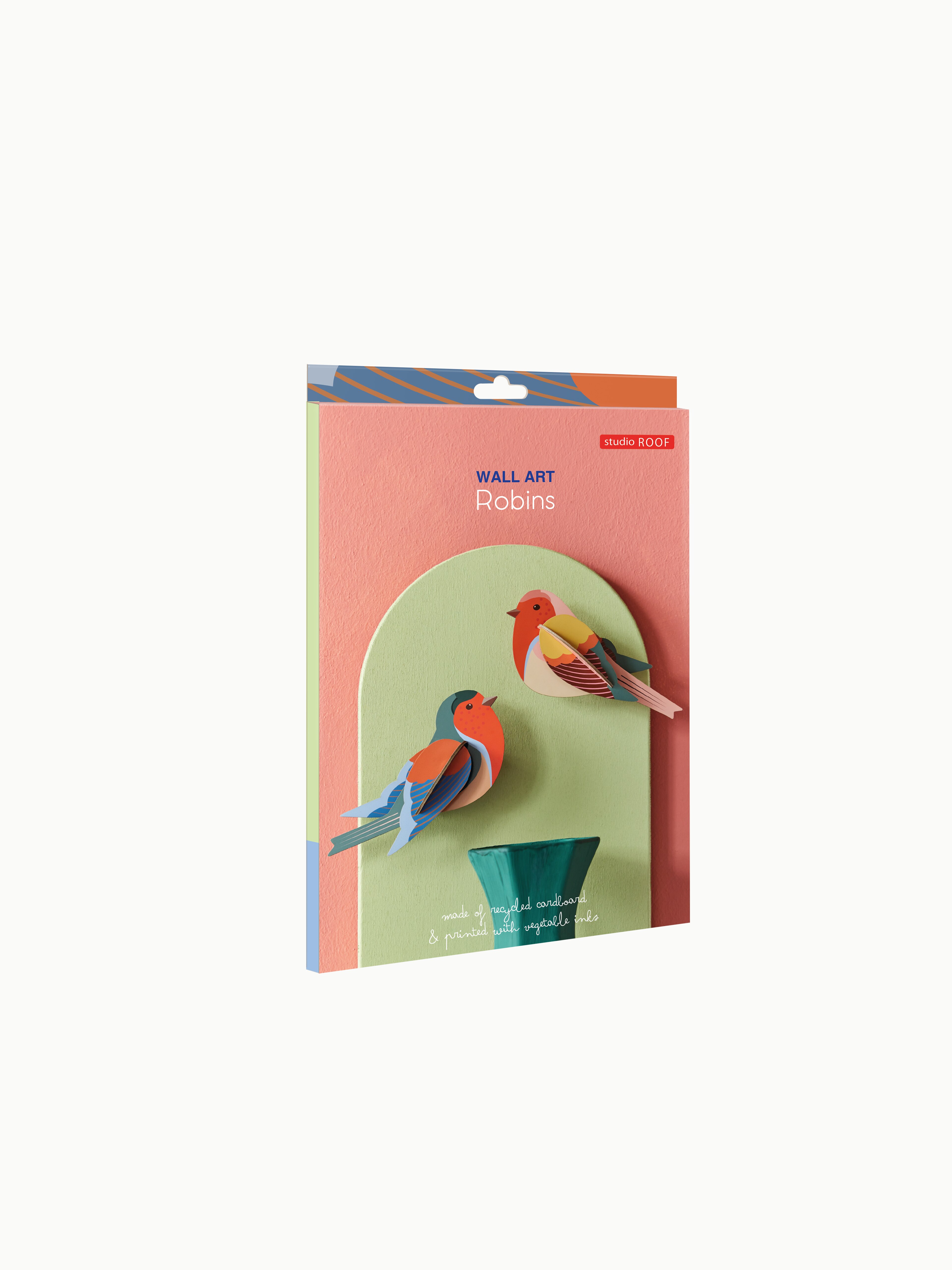 Pássaro de Jardim 3D Do Estúdio ROOF Feito Com Cartão Reciclado 3
