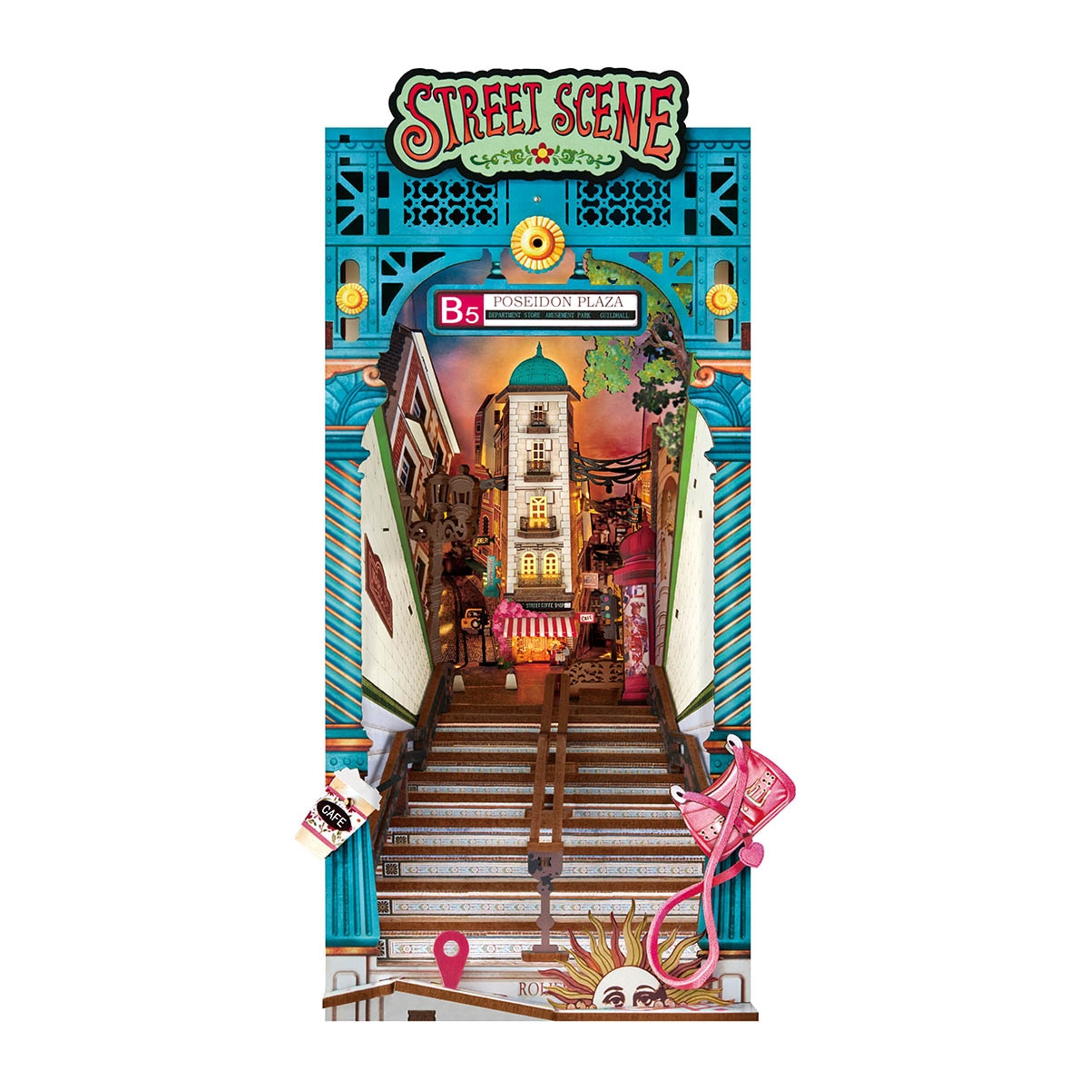 Imagem 0 de Modelo Em Madeira Da Cena Da Rua Rolife