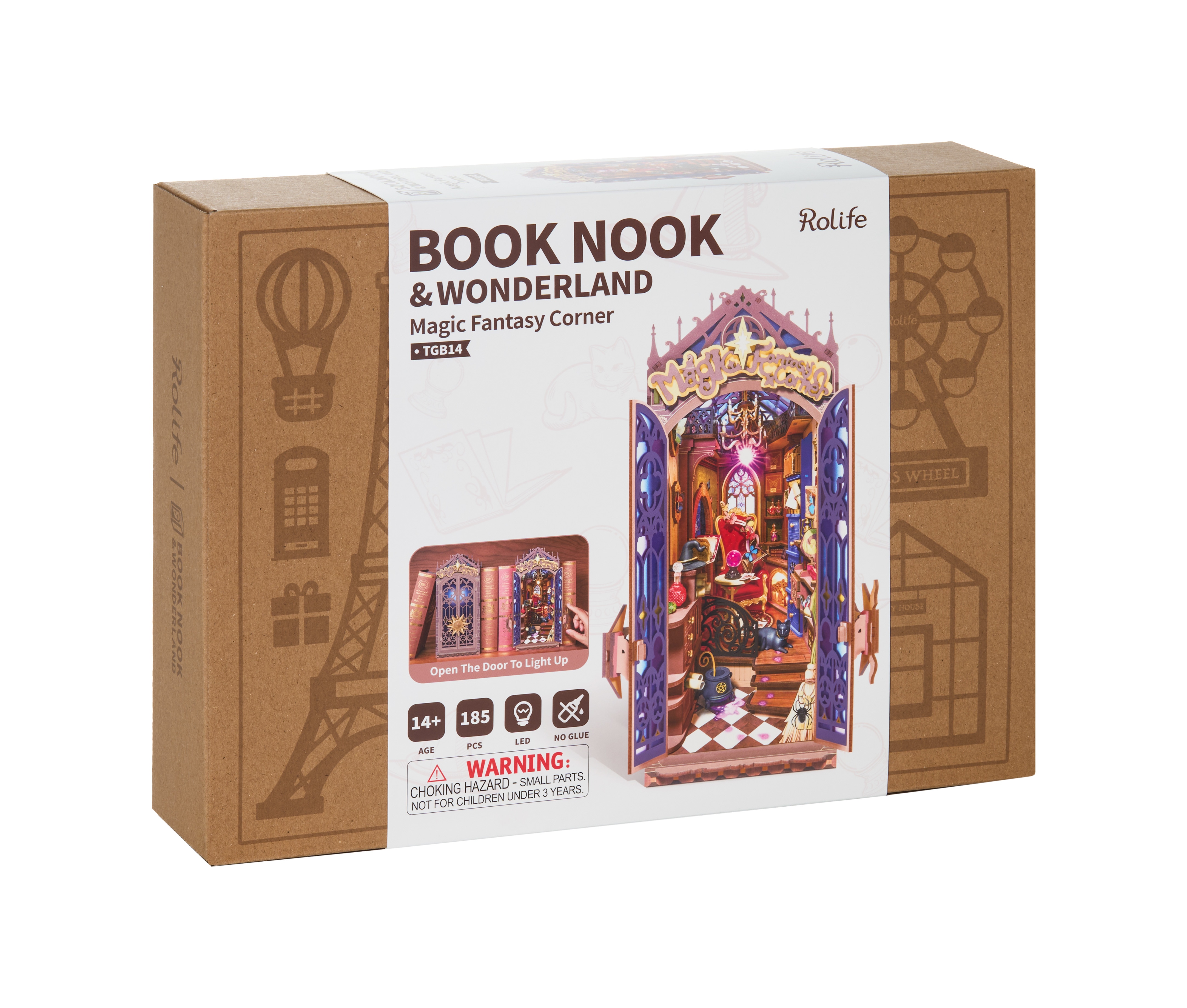 Modelo Em Madeira Rolife Magic Fantasy Corner 4
