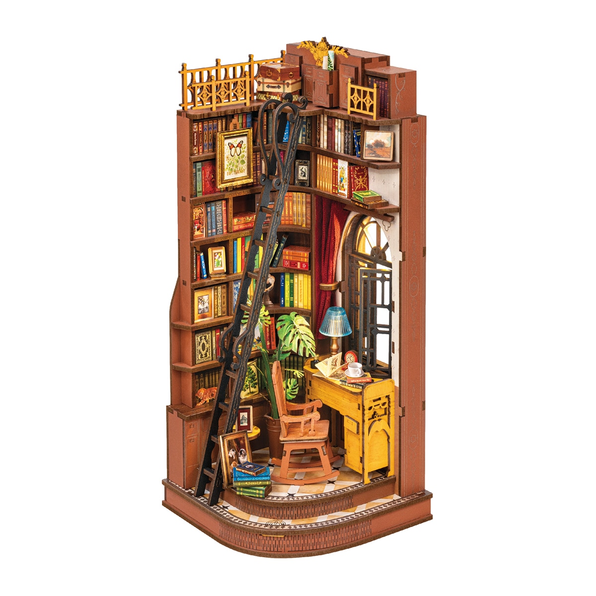 Modelo de Madeira Rolife Silent Corner Study 1
