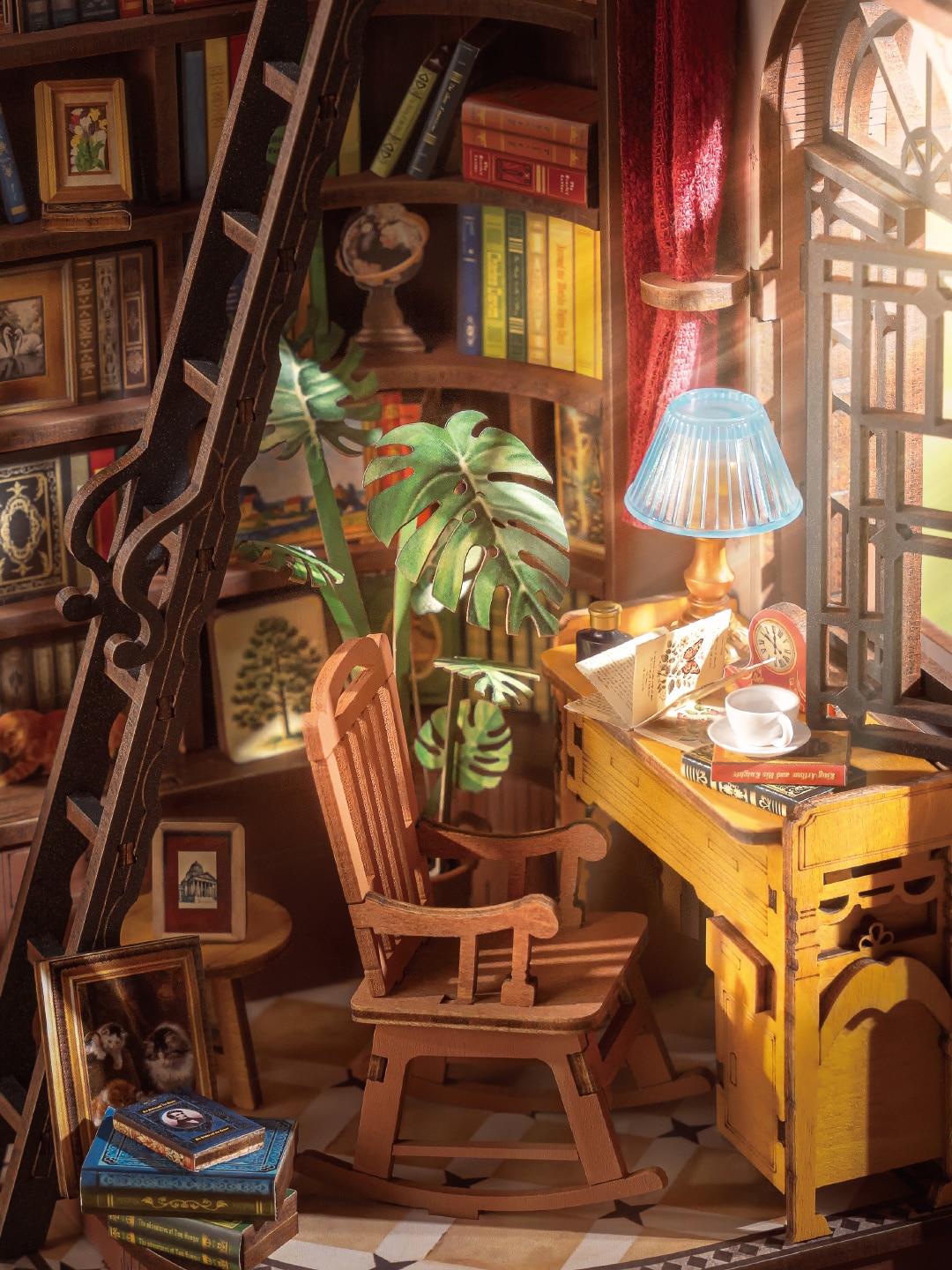 Modelo de Madeira Rolife Silent Corner Study 7