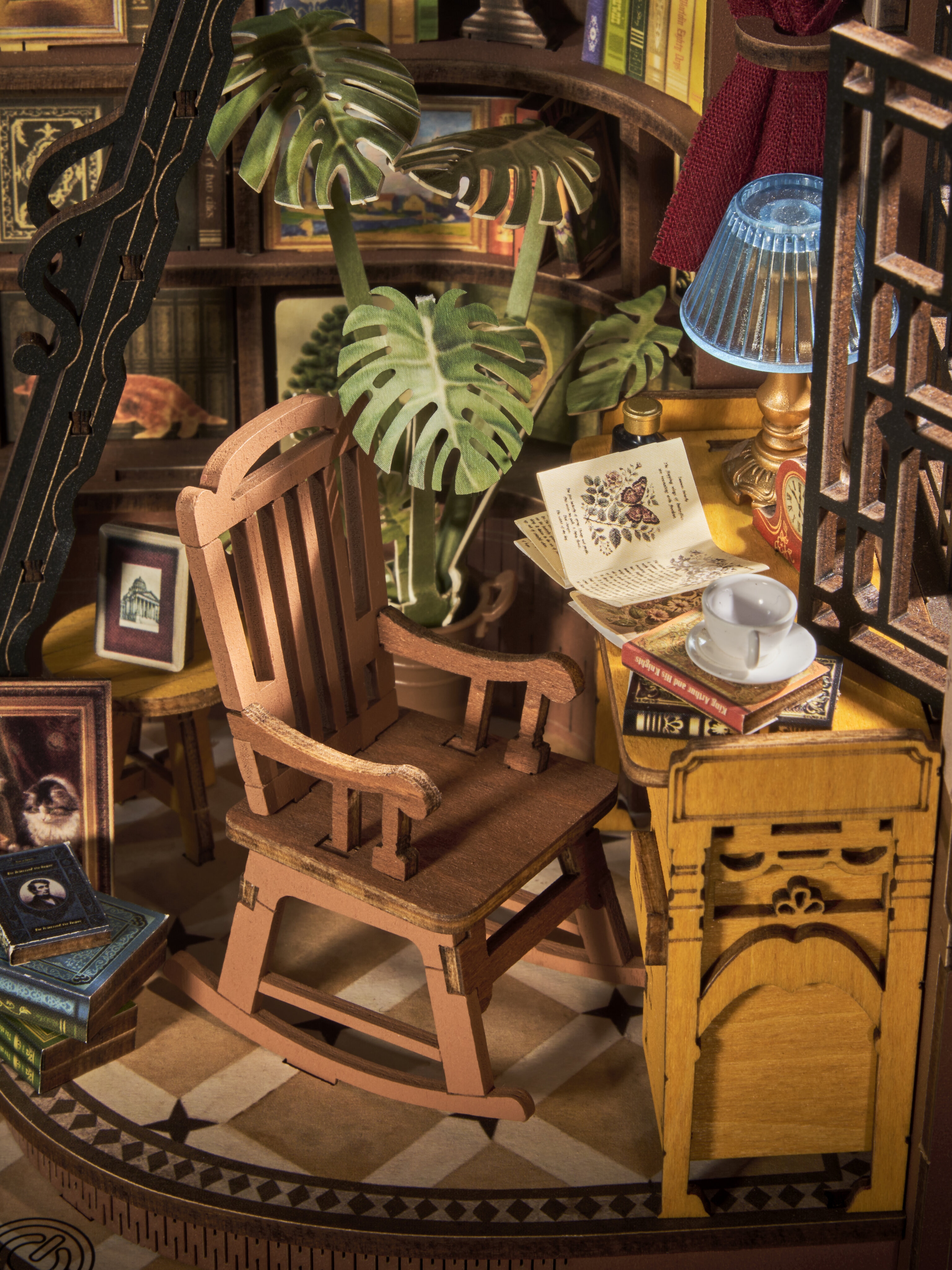 Modelo de Madeira Rolife Silent Corner Study 15