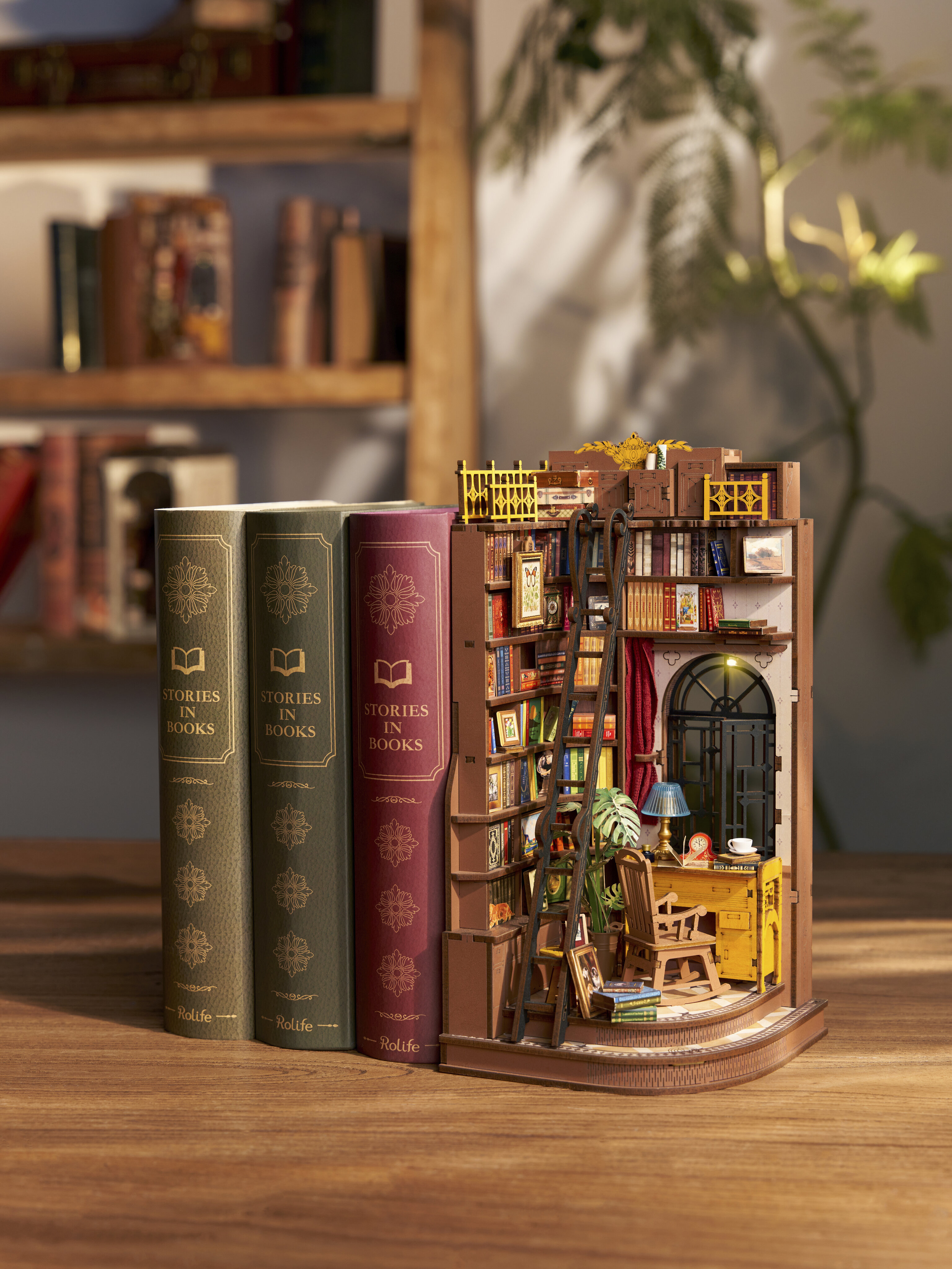 Modelo de Madeira Rolife Silent Corner Study 17