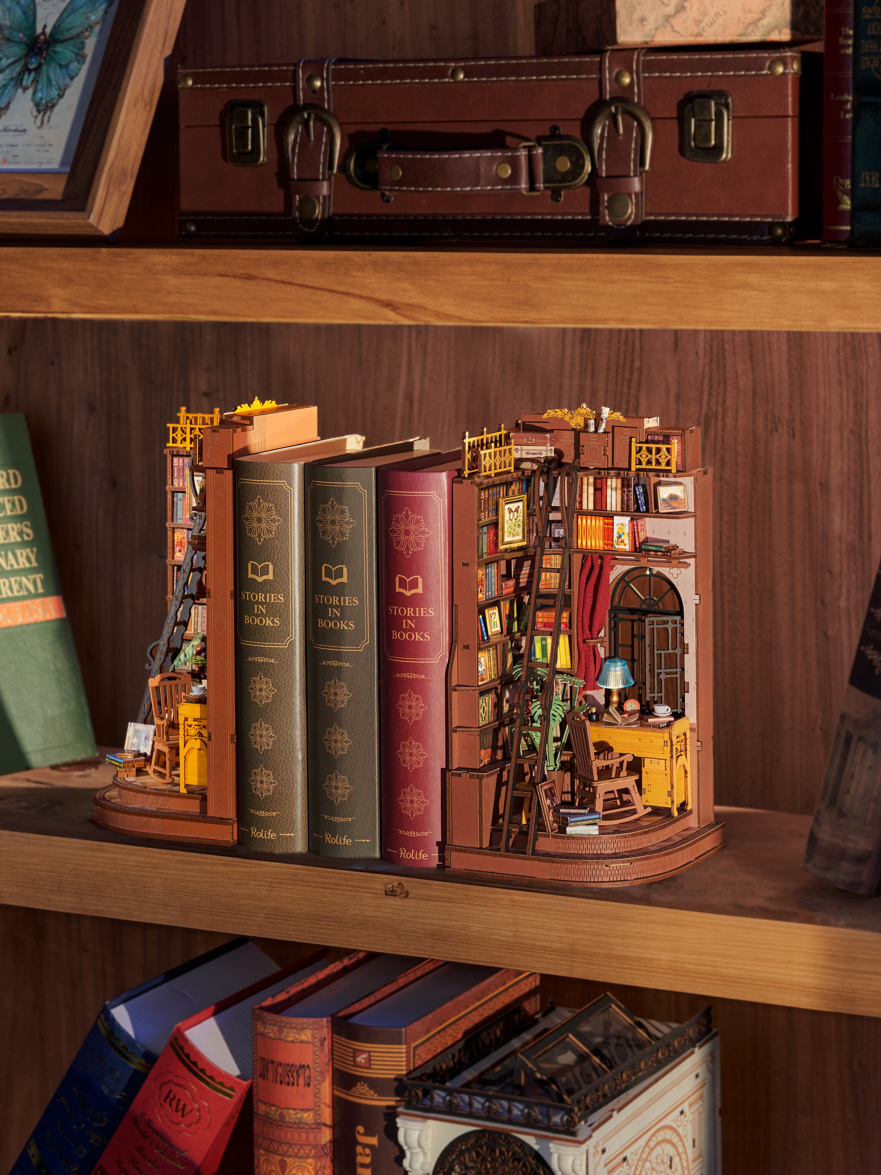 Modelo de Madeira Rolife Silent Corner Study 19