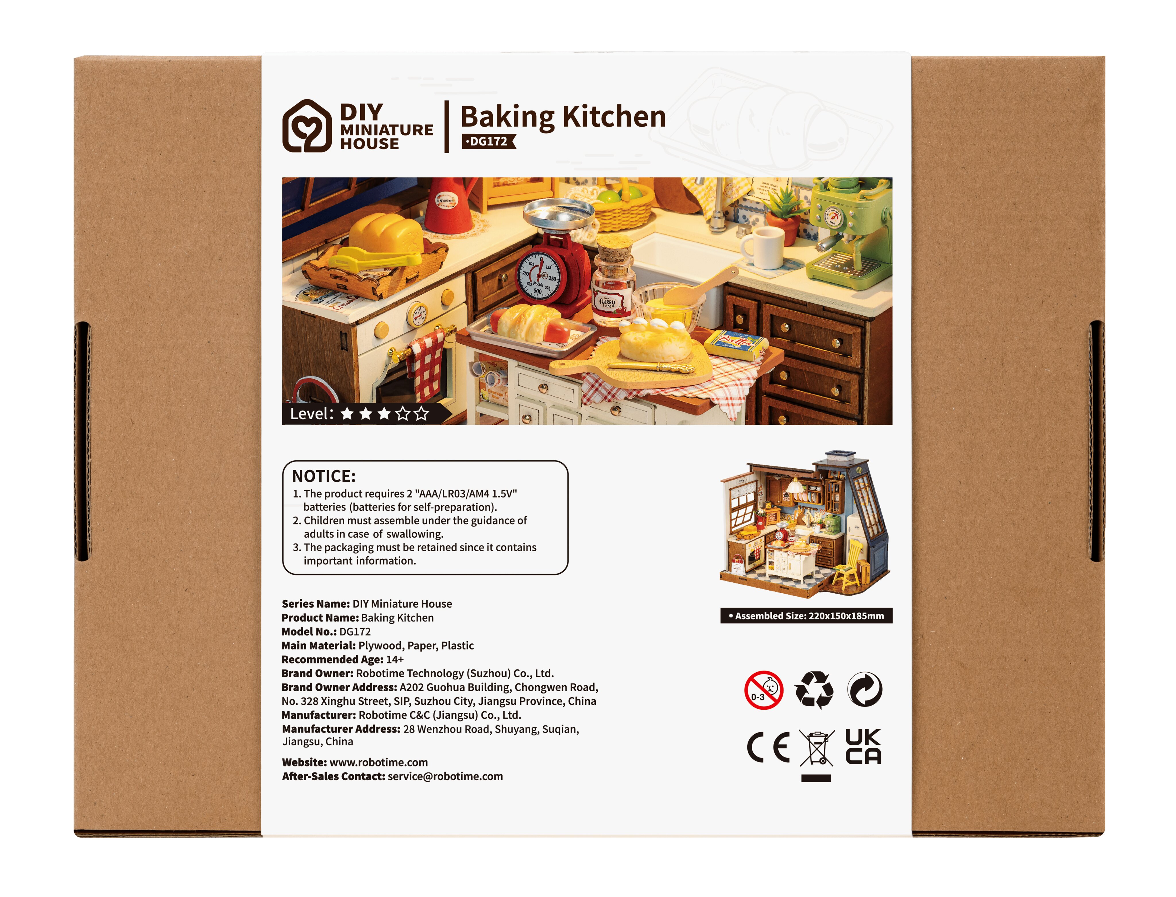 Modelo Em Madeira Da Rolife Baking Kitchen 14